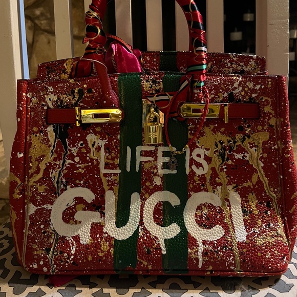 Life is Gucci Bag Anca Barbu